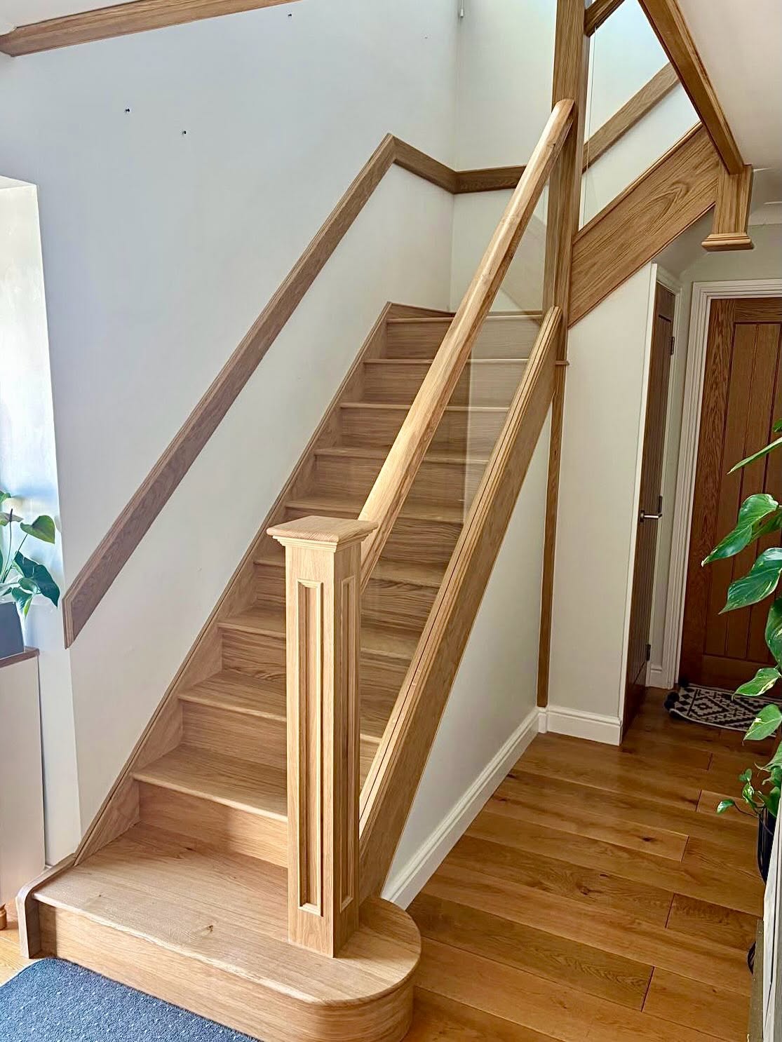 Oak staircase